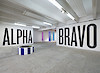 Sophie Cure in Alpha, Bravo, Charlie, 2025 - Passerelle Centre d'art contemporain, Brest © photo : Aurélien Mole